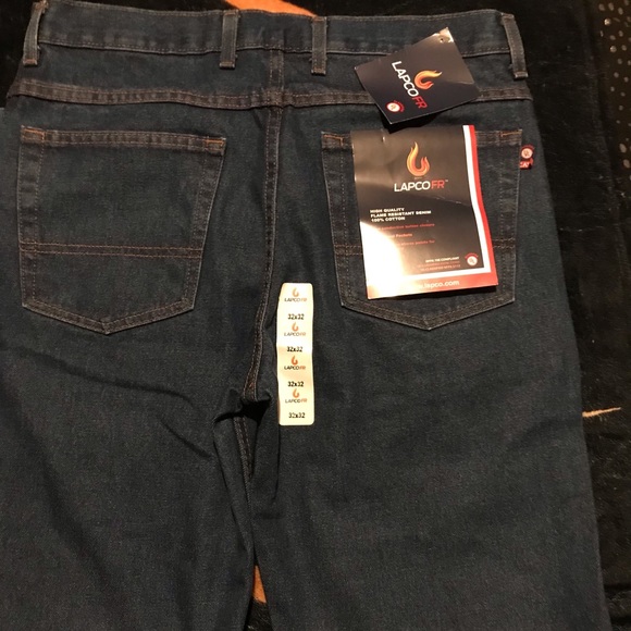 S🚫LD NWT MEN’S “LAPCO FR DENIM JEANS” FLAME RESISTANT DENIM 100% COTTON - Picture 4 of 11